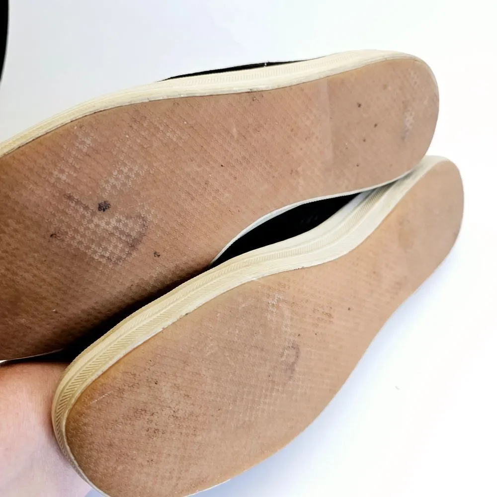 Kate Spade Slip On Sneakers Womens 7.5‎ Brown Corduroy Designer Casualwear Shoes
